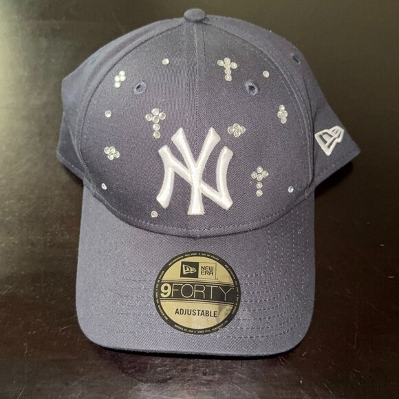 Yankees Custom Bling Baseball Hat - Picture 3 of 5